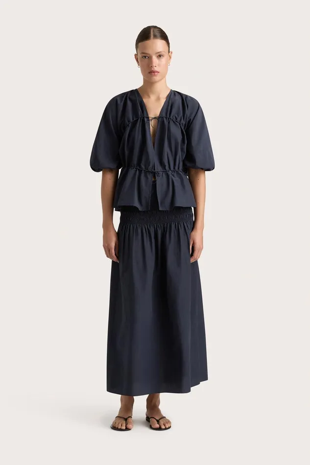 Women Seine Skirt Midnight Faithfull The Brand Skirts and Shorts Women Seine Skirt Midnight Faithfull The Brand Skirts and Shorts