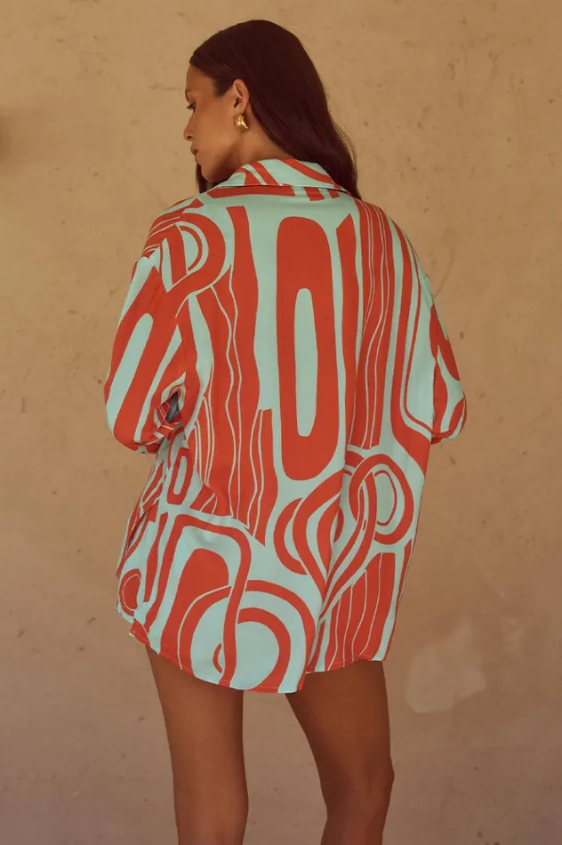 Women Shirts and Blouses Runaway The Label SOLA SHIRT Alba Print