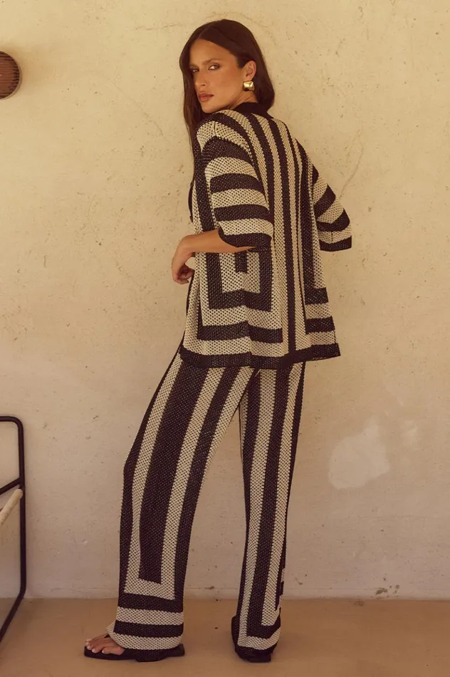 Women Shirts and Blouses Runaway The Label ZIGGY TOP Blacksand