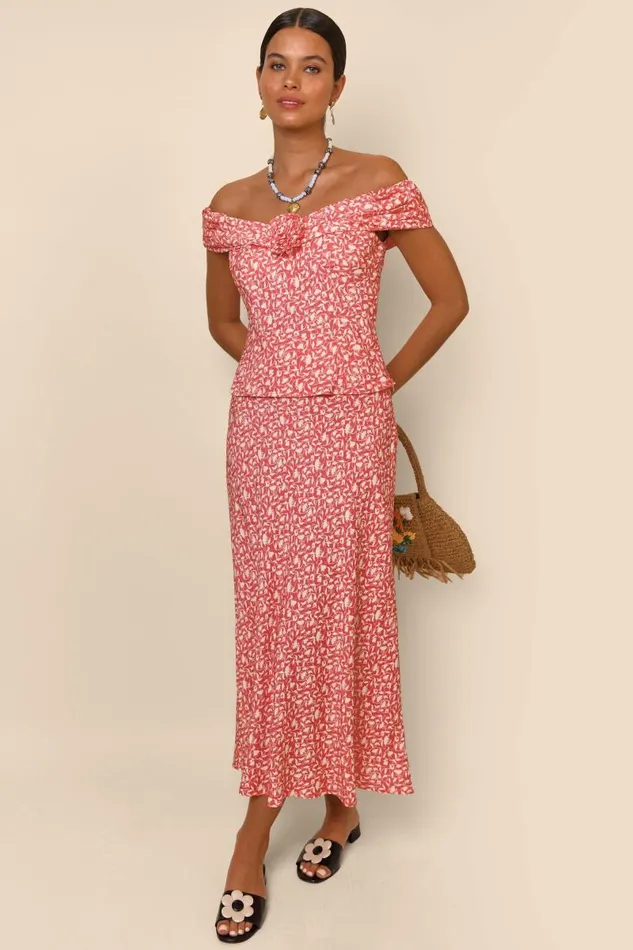 Women Skirts RIXO Kelly Lily Trail Rose