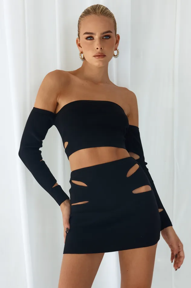 Women Skirts Runaway The Label LEONE MINI SKIRT Black