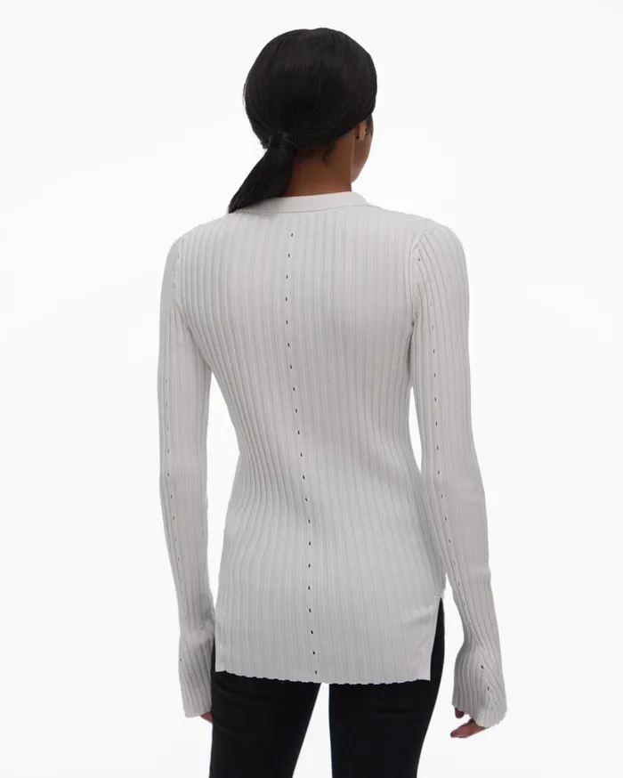 Women Slash Polo Plaster Helmut Lang Sweaters