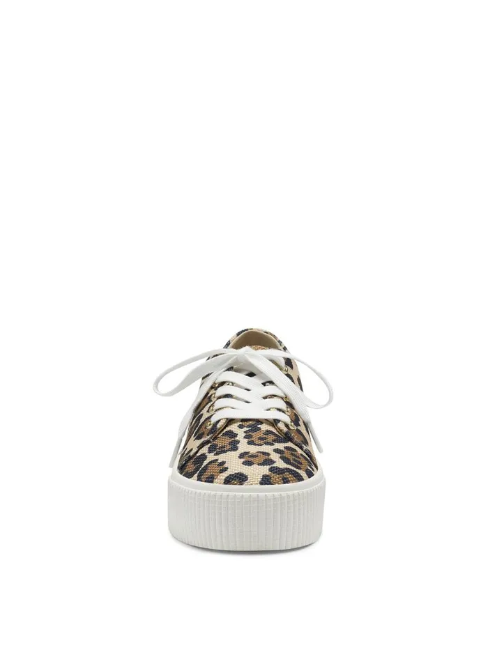 Women Sneakers Jessica Simpson Edda Platform Sneaker In Leopard Natural Textured Leopard