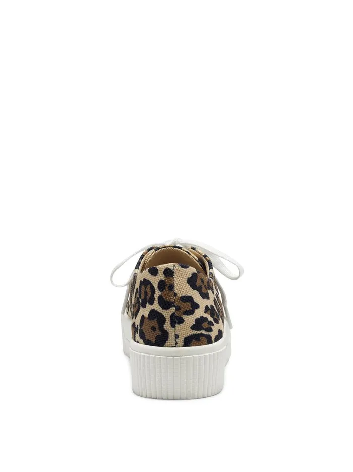 Women Sneakers Jessica Simpson Edda Platform Sneaker In Leopard Natural Textured Leopard