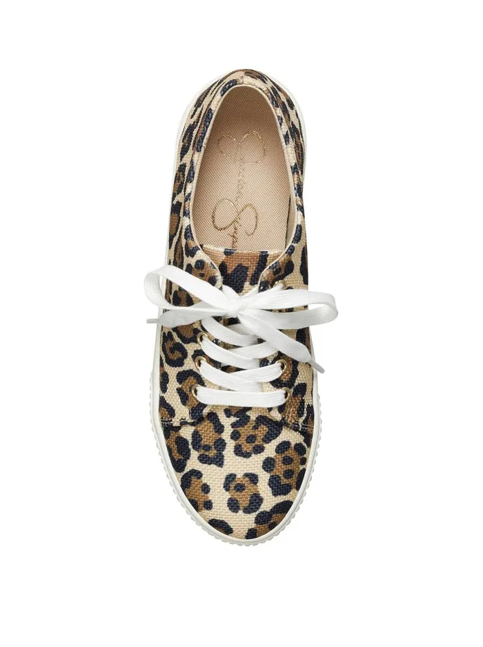 Women Sneakers Jessica Simpson Edda Platform Sneaker In Leopard Natural Textured Leopard