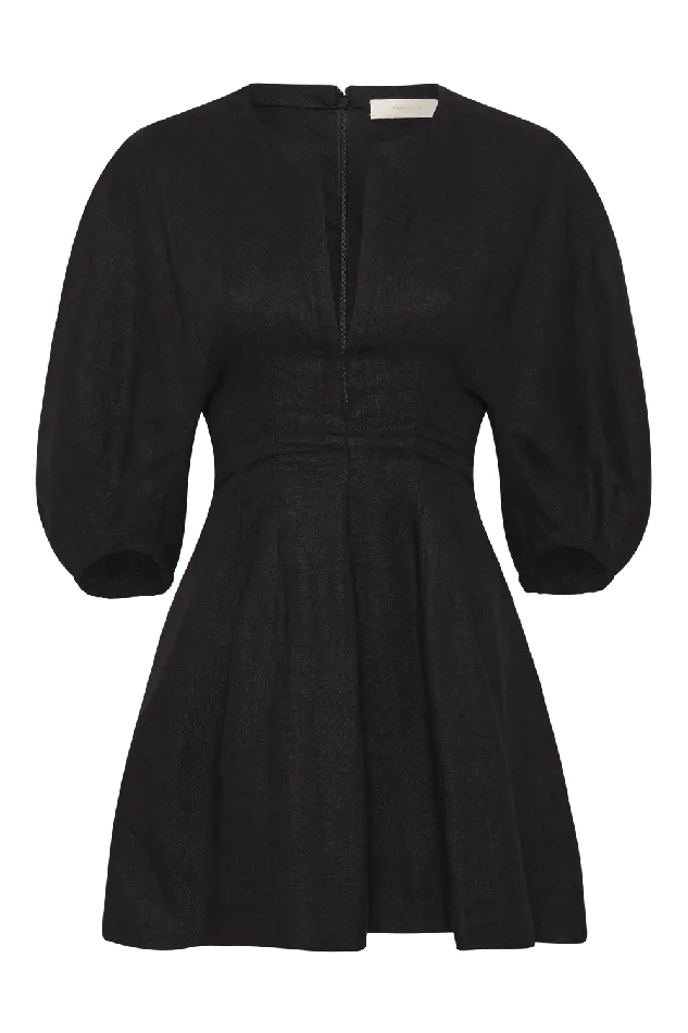 Women Soleil Mini Dress Black Faithfull The Brand Dresses Women Soleil Mini Dress Black Faithfull The Brand Dresses