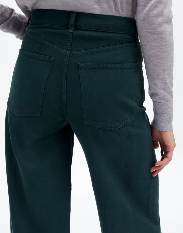 Women SuperwideLeg Jeans Luxury Forest Madewell Jeans