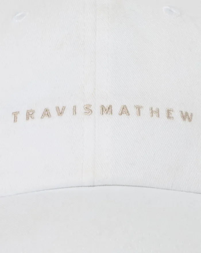 Women THE DAD HAT White TravisMathew Matching Sets
