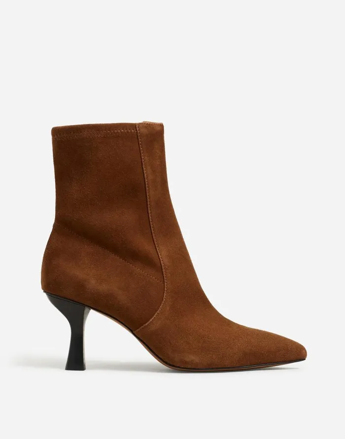 Women The Justine Ankle Boot Dark Coffee Madewell Boots