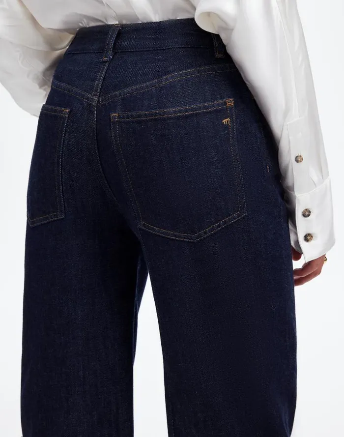 Women The Perfect Vintage WideLeg Jean Softdrape Denim Edition Rinse Wash Madewell Jeans
