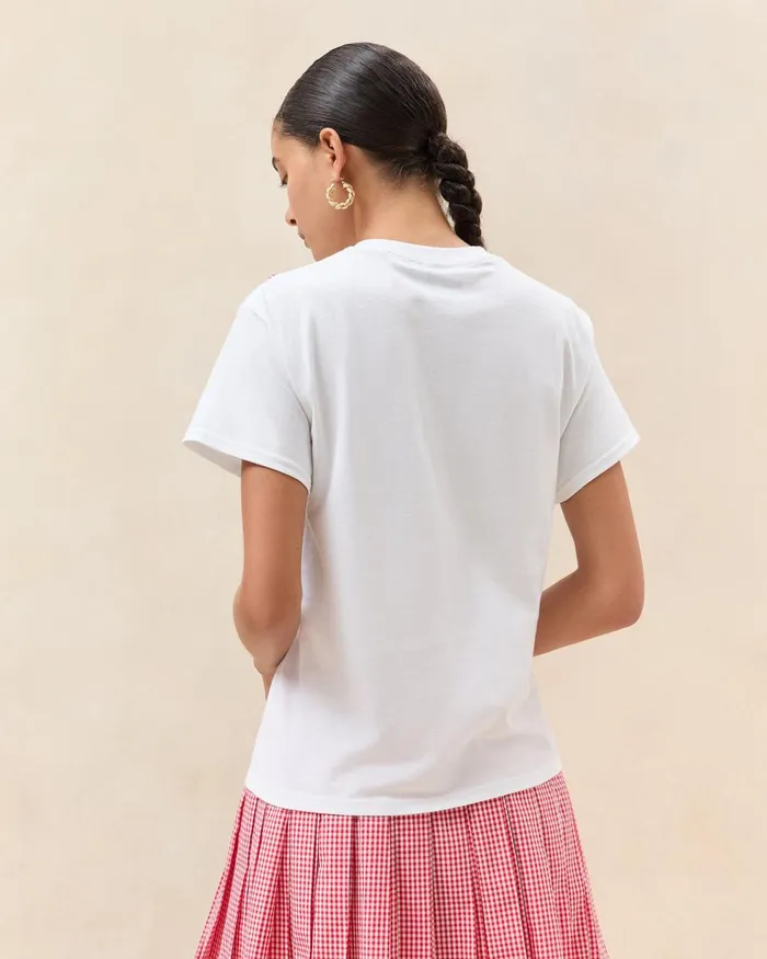 Women Tops Loeffler Randall LR X Nikki Chasin Florida Tee Women Tops Loeffler Randall LR X Nikki Chasin Florida Tee