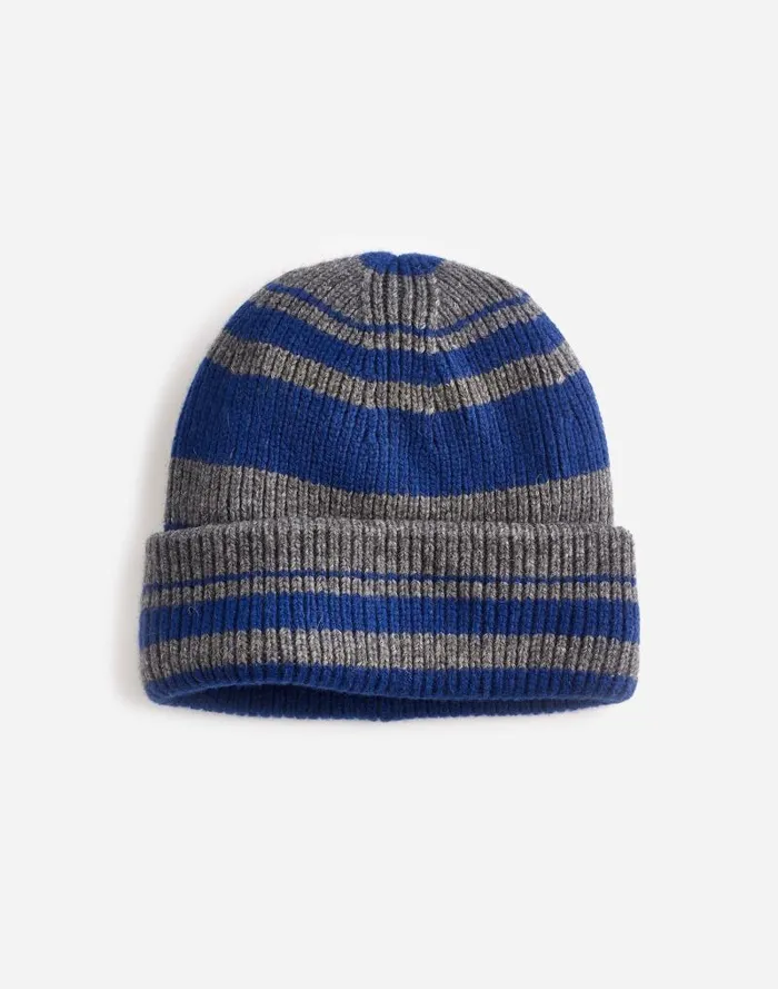 Women WoolBlend Knit Beanie Bright Cobalt Madewell Hats