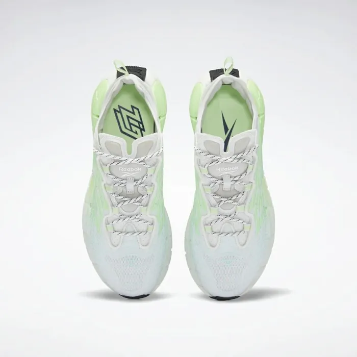 Zig Womens Reebok Zig Kinetica II Shoes Green Neon Mint True Grey 1
